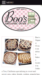 Mobile Screenshot of boosorganicoven.com