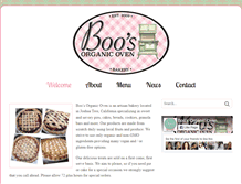 Tablet Screenshot of boosorganicoven.com